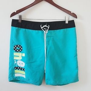 O'Neill Man's shorts, Turquoise, Size 7